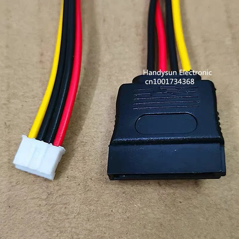 ITX FDD ฟล็อปปี้4Pin หญิง PH2.0mm To 15Pin SATA หญิง15Pin To 4Pin แปลงอะแดปเตอร์เมนบอร์ดแหล่งจ่ายไฟสายไฟ40ซม.