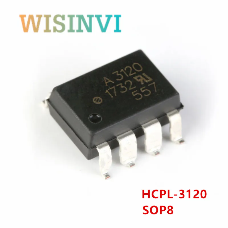 10PCS HCPL-3120 HCPL3120 A3120  HCPL-3140 HCPL3140 A3140 HCPL-3150 HCPL3150 A3150 HCPL-3180 A3180 SOP8 IGBT drive optocoupler