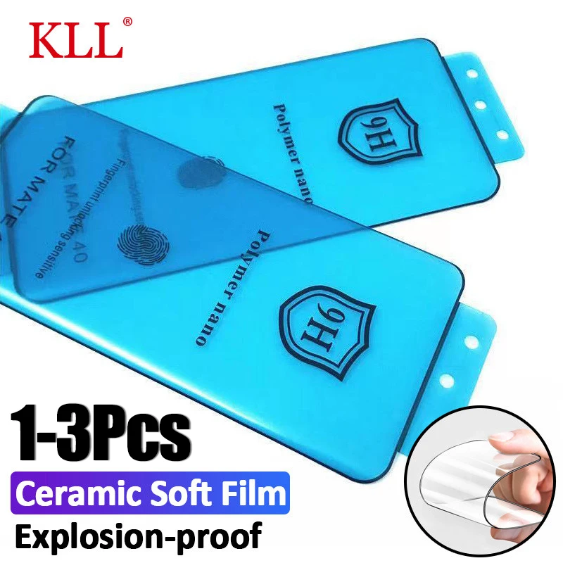 

1-3Pcs Ceramic Soft Film for Huawei Mate 50 60 40 30 Nova 11 10 9 8 Screen Protector Honor X40 80 70 60 50 Pro Protective Film
