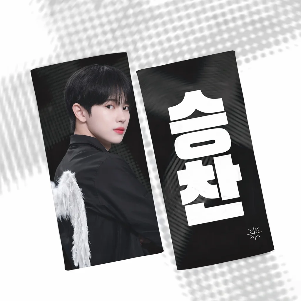 5 Pancartas Personalizadas de Kpop con Eslogan, Pancarta de Tela de Doble Cara para Animar, Impresión Simple, Apoyo para Fans, 45x15 60x20 60x30cm