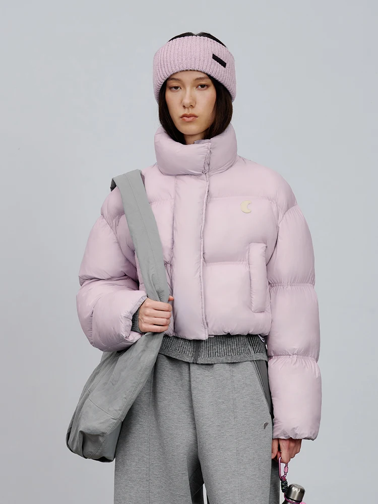 

High Densi Ткань пуховая Jaet Женская Sport Cloudlike Feel round Ne Long Sve ort Length White Du down Filling