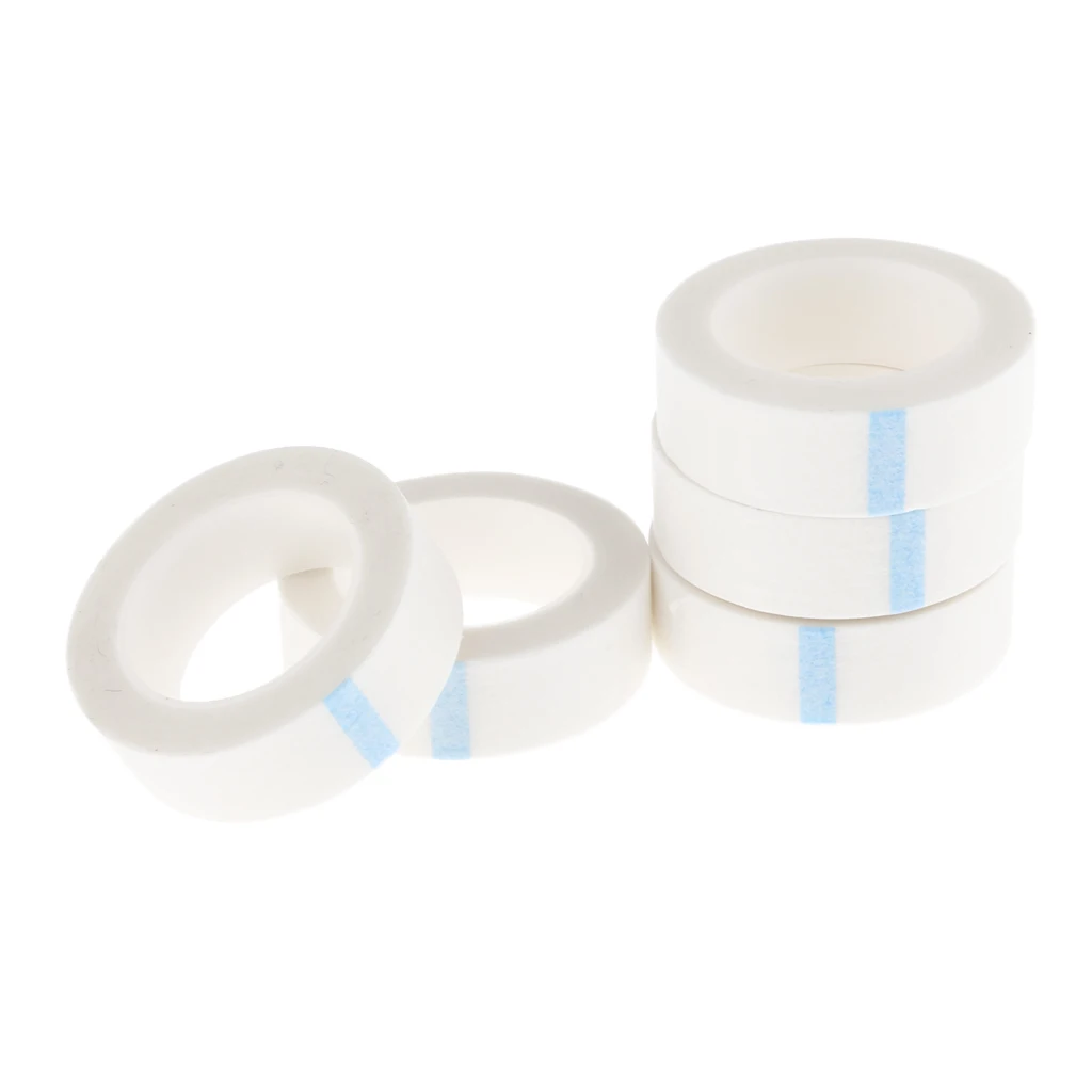 5x cinta de pestañas no tejida gasa debajo de parches oculares para pestañas