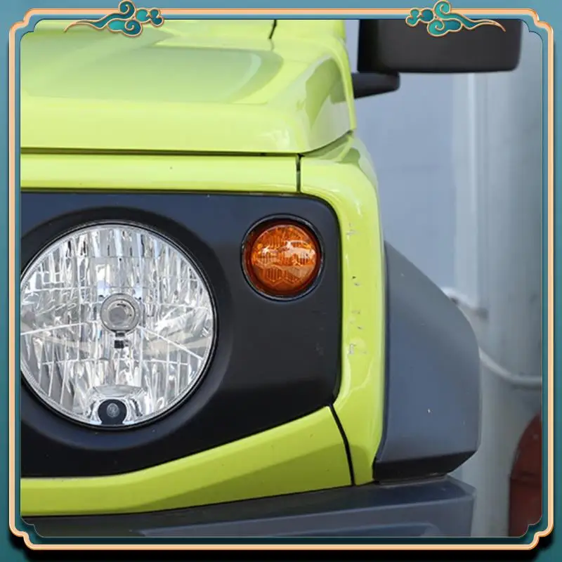 

Latest Car Front Turn Signal Light Cover Trim For Suzuki Jimny 2019 2020 2021 2022 2023 2024 Component Black