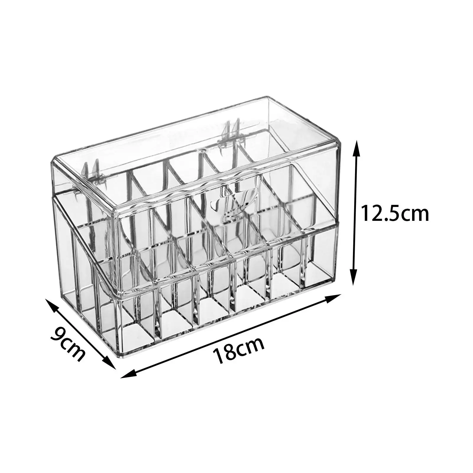 Estuche transparente para ligaduras, organizador de ligaduras dentales, compatible para organizar y almacenar