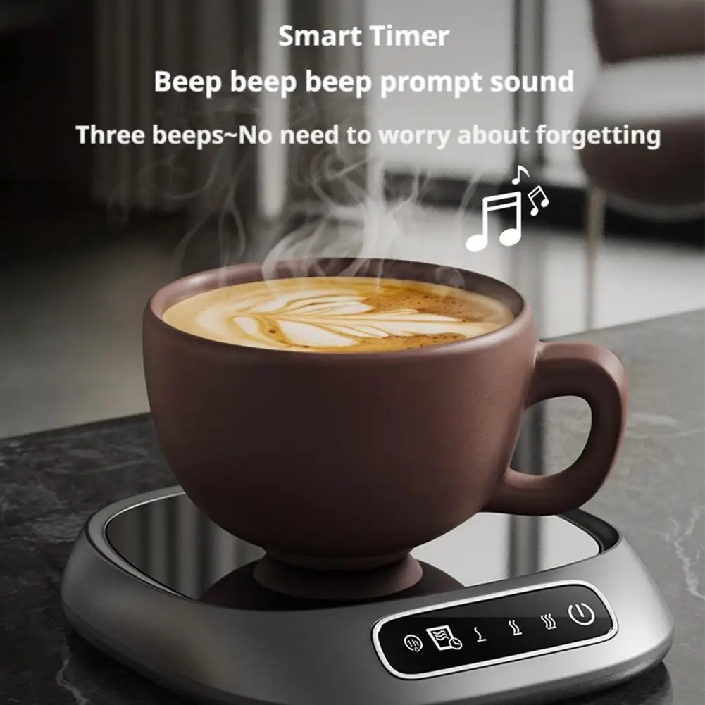 

Интеллектуальная подставка для кружки с подогревом и поддержанием постоянной температуры, подходит для молока, кофе, напитков, универсальная для различных чашек.