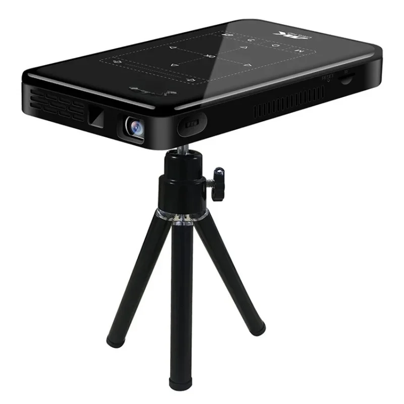 

Mini Portable 4K DLP Projector 100 ANSI Lumens 2GB 16GB Android 9.0 Amlogic T972 BT5.0 LED Video Beamer for Home Cinema