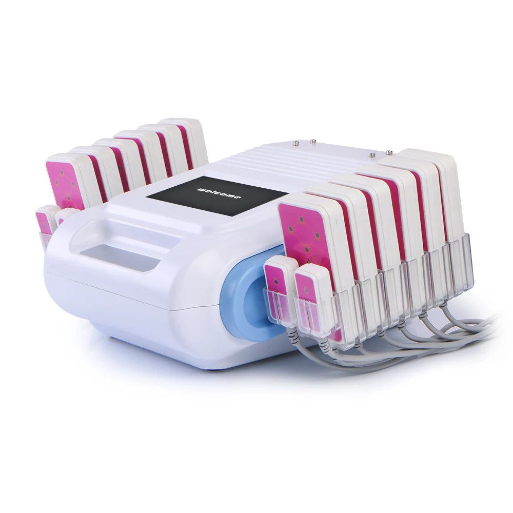 เครื่องแกะสลักกระชับสัดส่วน lipolaser แบบพกพา 650nm LED Body Shaping Beauty เครื่อง