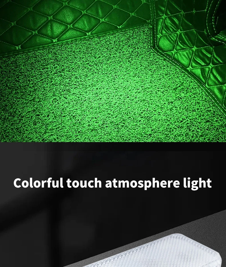 Automotive Innenraum-LED-Beleuchtung ohne Verkabelung, Auto-Leselampe, Berührungssensor, Kofferraum-Fußraum-Atmosphärenbeleuchtung – Detail 3