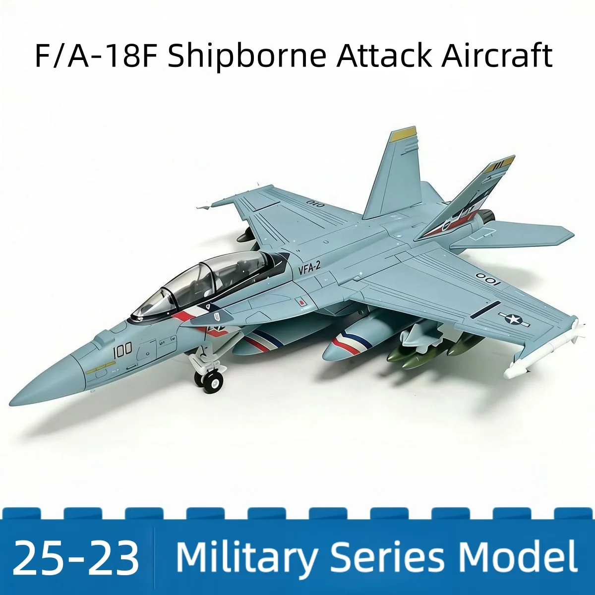 1/72 Creative Military Series Building Blocks F/A-18 Hornet Strike Fighter Multi-Role Attack Aircraft Toys For Christmas Gifts