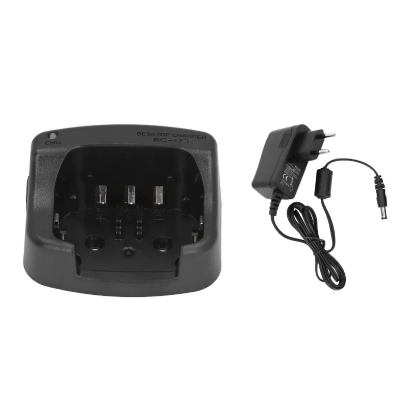 BC 173 اسلكية تخاطب شاحن سطح المكتب قاعدة سريع تبديد الحرارة قاعدة شحن البطارية ل ICOM IC M33 IC M34 IC M35 IC M36 الاتحاد الأوروبي