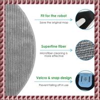 Reusable Mopping Cloth For Irobot Roomba Combo I5, I5+,J5, J5+ Robot Vacuum Microfiber Washable