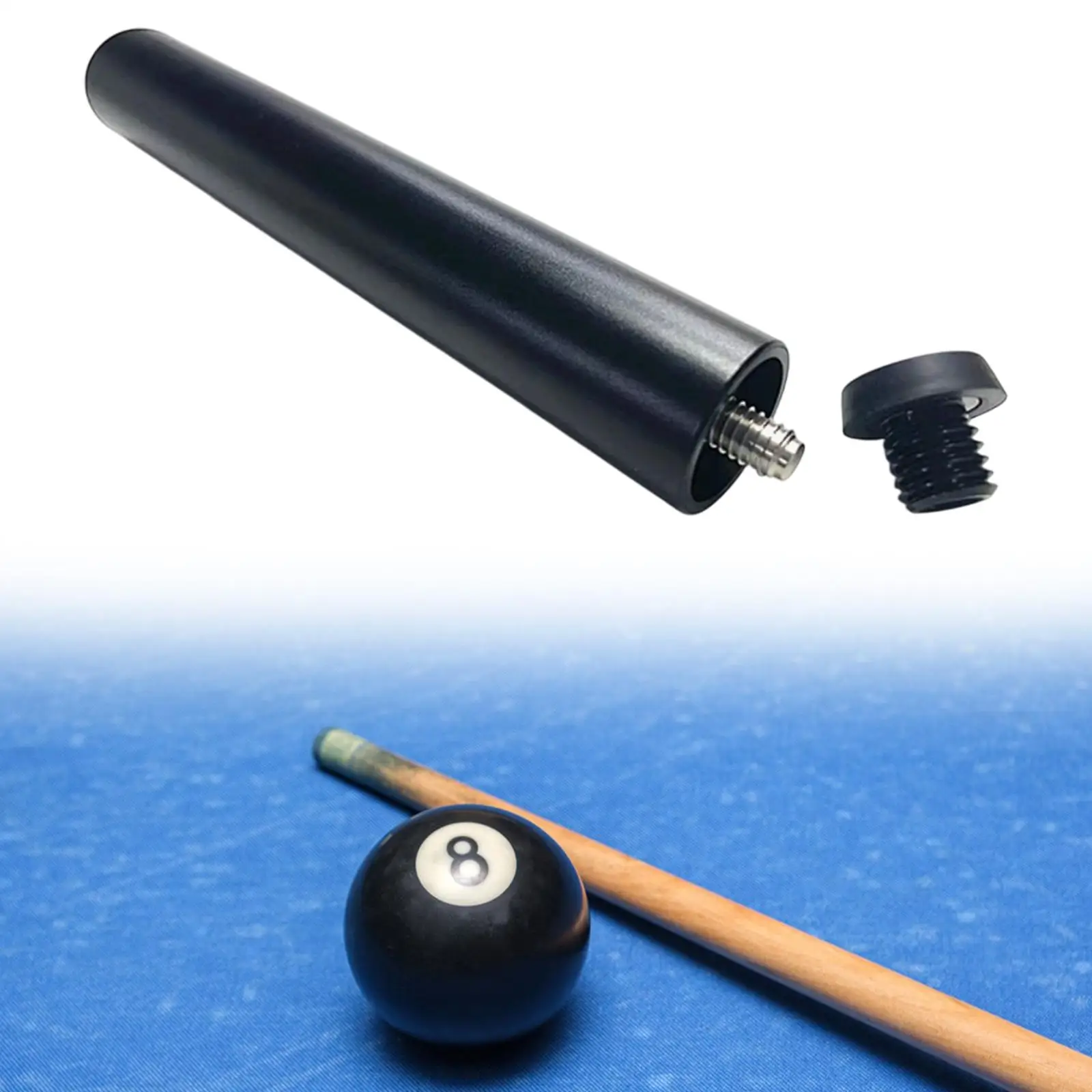 

Pool Cue Extension Convenient Professional Billiards Cue Butt End Extender
