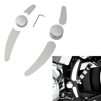 Chrome โค้ง Swingarm กรอบแทรก & Pivot Bolt สําหรับ Harley Softail Fat Boy Deuce FLSTF FLSTN 2000-2007