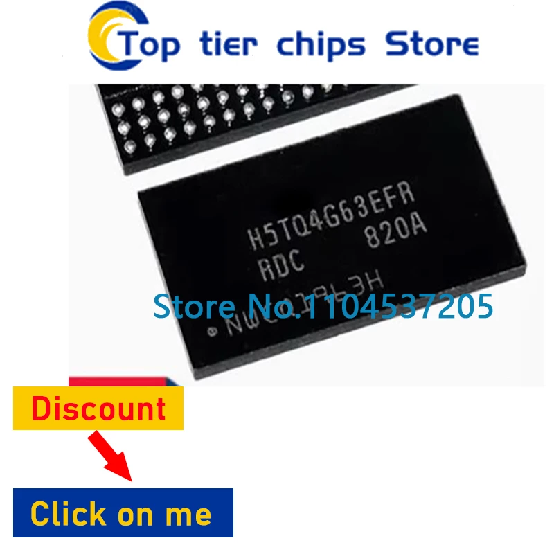 1PCS/lot  H5TQ4G63EFR-RDC SMD FBGA96 4GB DDR3  chip brand new original