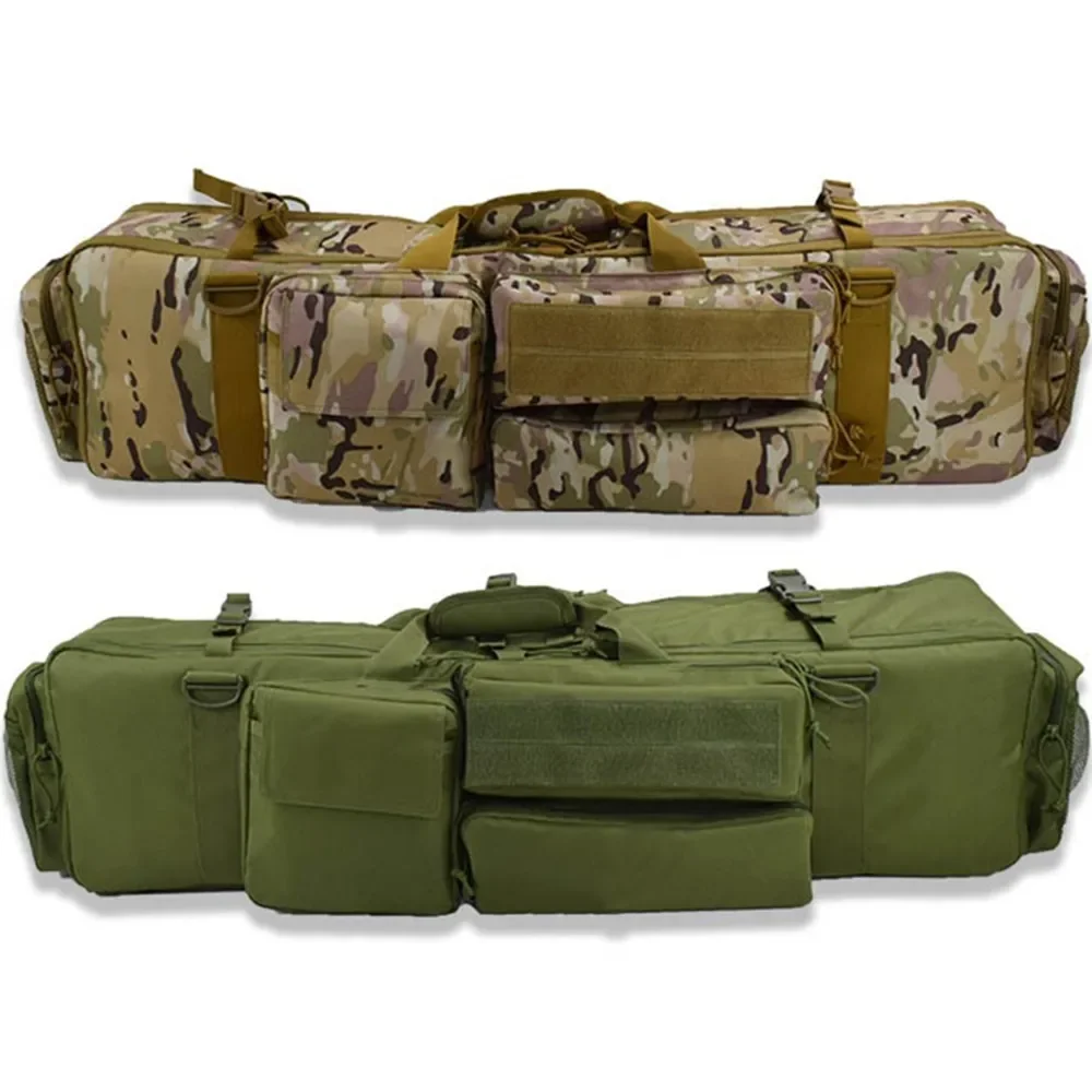 Outdoor Military Fan Shoulder Messenger Bag Gun Fishing Rod Gear Safe Storage Travel Handbag Waterproof Camouflage Tactical Case