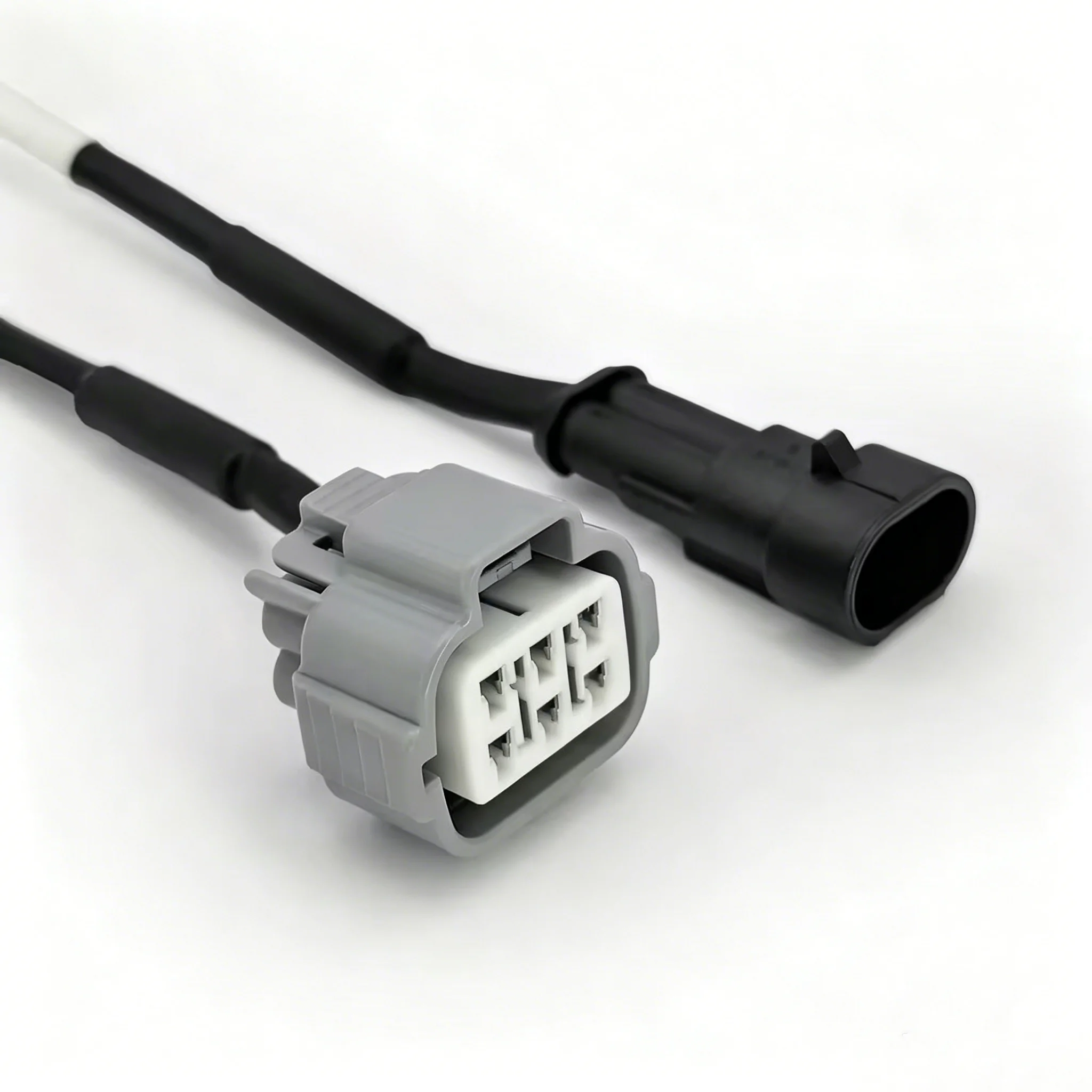 Smart 6Pin Plug Adapter Cable For Denso 23670-30270 6-Pin Connector to 2-Pin Injectors