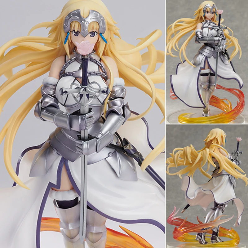 Figura de Anime Fate/Apocrypha Jeanne d'Arc de 26cm, regla de Fate/Grand Order/Melusine, figura de acción Saber Alter, modelo de muñeca, Juguetes
