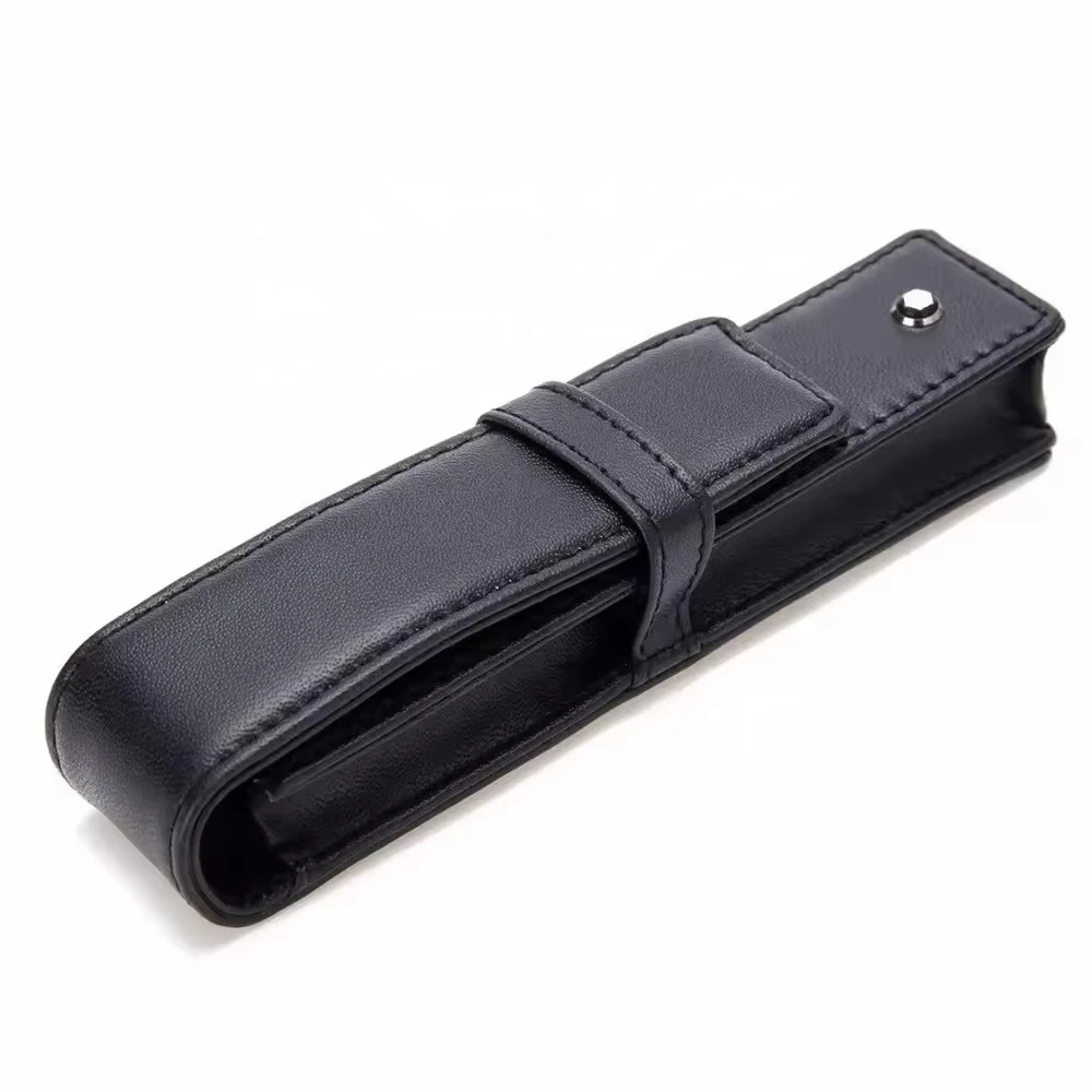 الراقية الأعمال Sle بولي Leather الجلود حقيبة أقلام صديقة للبيئة القلم حالة قلم رصاص حامل الأكياس ل نافورة PenBallpoint PenPencil