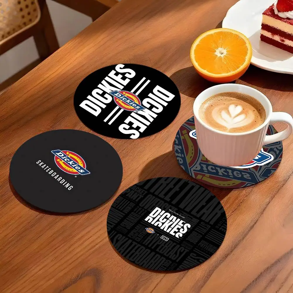 D-Dickies Coasters 10cm Round Wooden Suitable For Drinks Tea Coffee Home Gift Choice Holidays