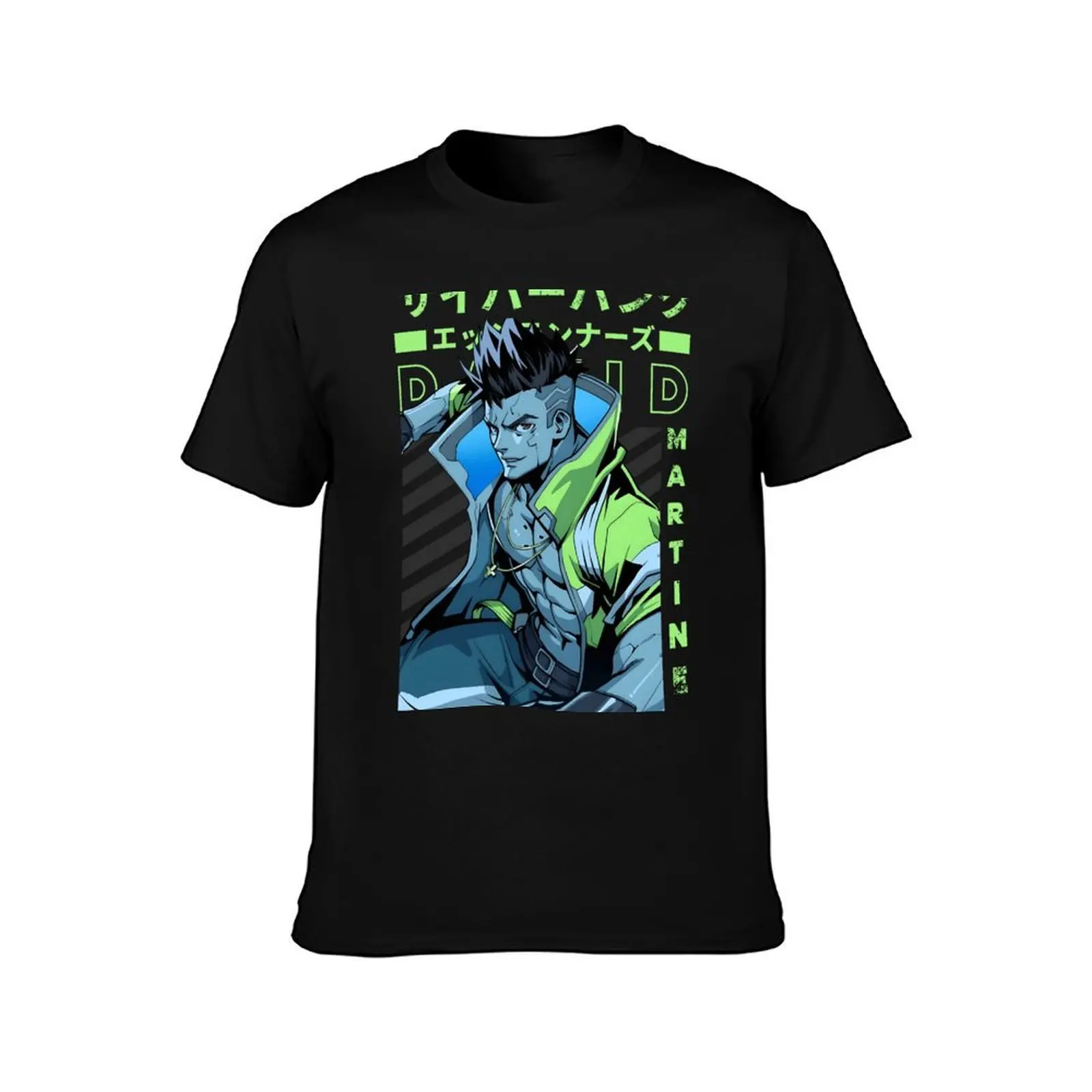 David Martinez Cyberpunk Edgerunners T-Shirt Summer Sports Quick Dry T-Shirt