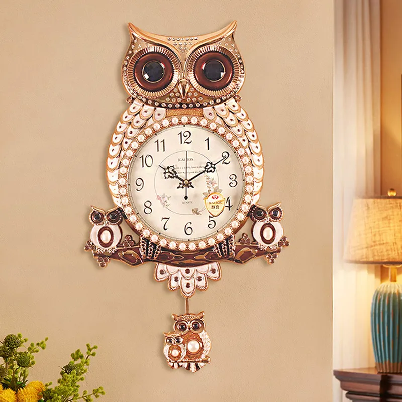 Y*-Vintage Digital Wall Clocks Luxury Table Cute Simple Aesthetic Wall Watch Cat Silent Orologio Da Parete Ornaments Home Decor