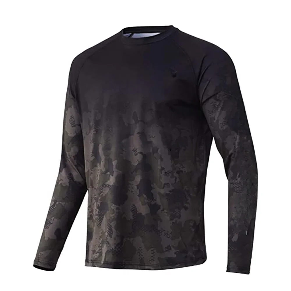 

NEW Fishing Hoodie Mens Long Sleeve Fishing Shirts UV Protection Outdoor Summer