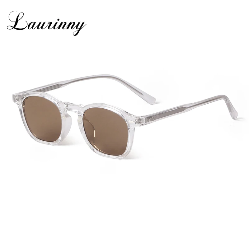 

Trend Square Women Sunglasses Brand Design Vintage Rivets TR90 CP-inner Temple Men Shades Eyewear Brown Lens Frame Sun Glasses