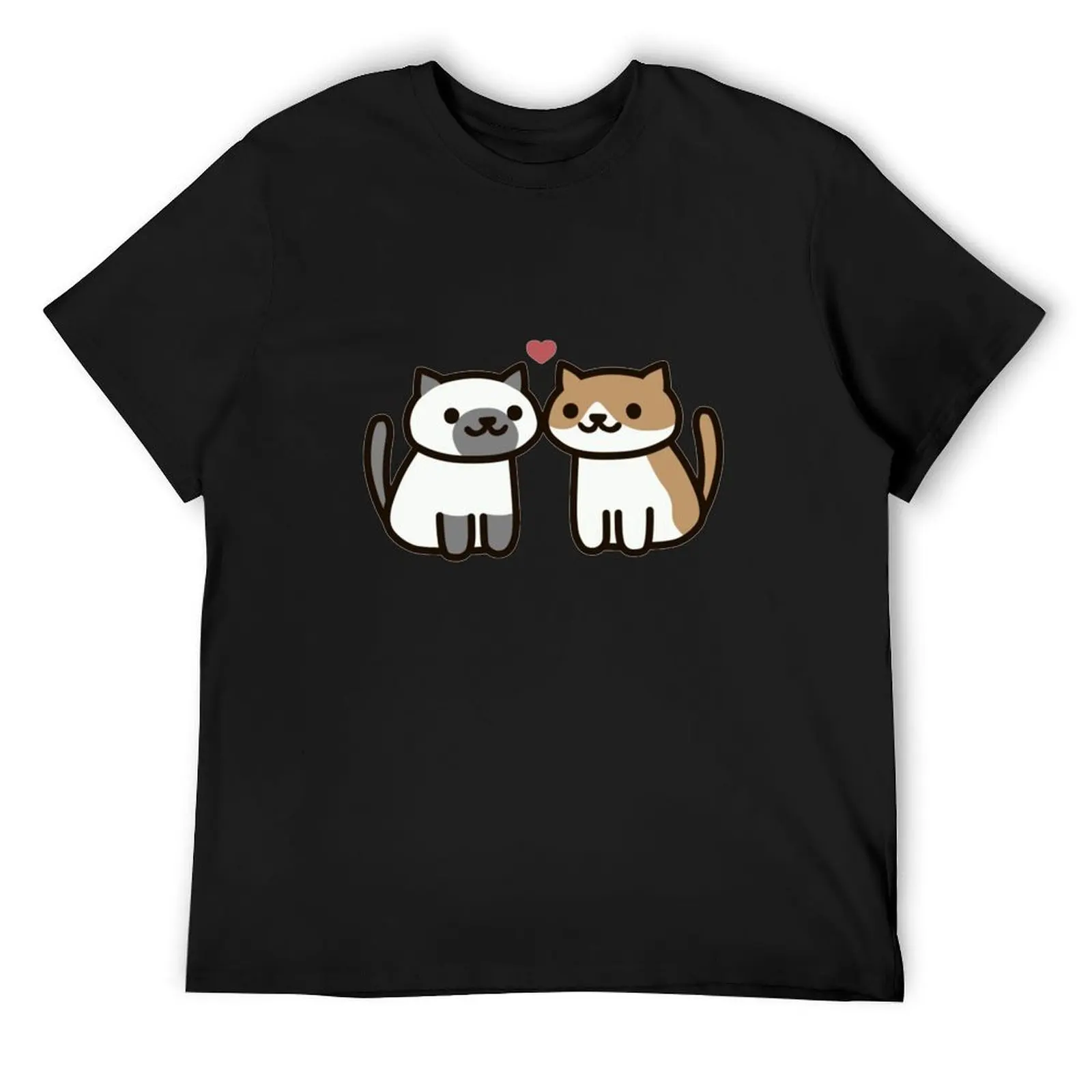 

Neko Atsume - Love T-Shirt shirts graphic tee oversizeds blue archive shirts graphic tee men