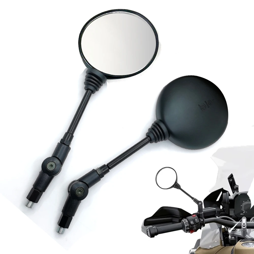 

Universal Motorcycle ATV Rearview Mirrors Accessories For BMW R1250GS S1000 For Honda CRF 250L 300L 8MM/10MM Folding Side Mirror
