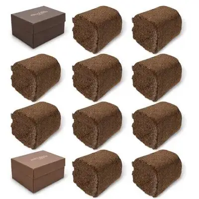 10Pcs Nursery Blocks Plant Peat Seedlings Soil Nutrient Blocks High Transplant Success Rate Soilless Cultivation Garden