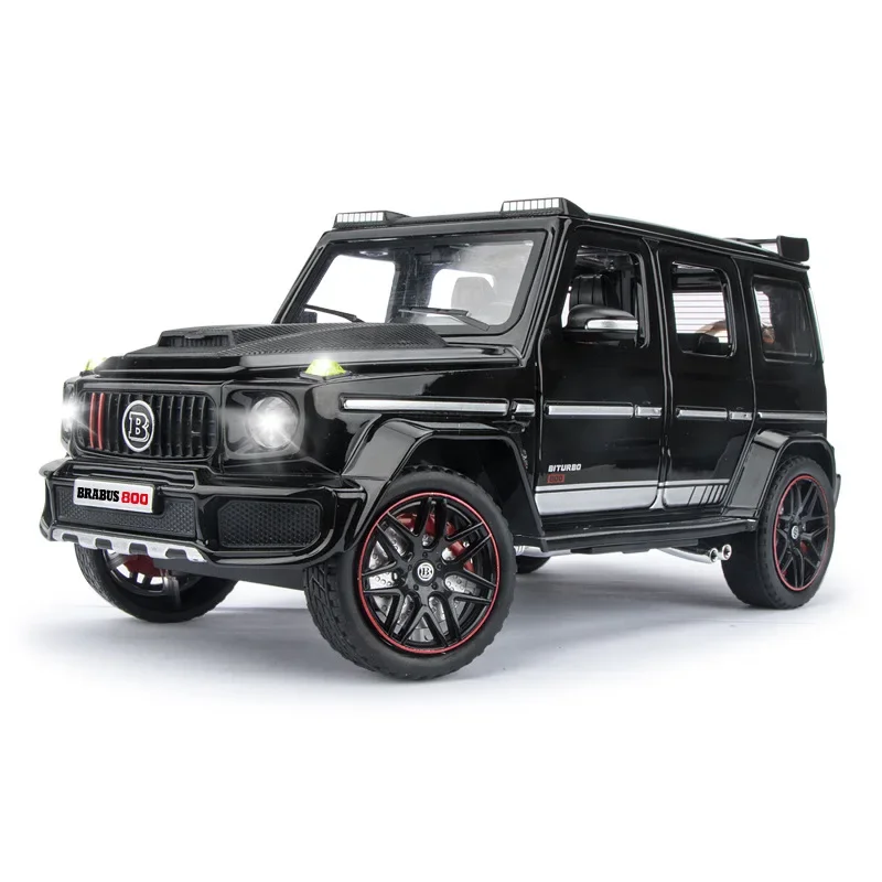 

1:24 BRABUS G800 ADVENTURE Off-road car Diecast Metal Alloy Model car Sound Light Collection Boys Toys Gifts