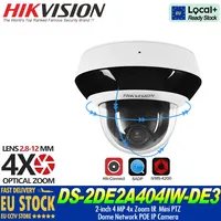 Hikvision DS-2DE2A404IW-DE3 4MP 4X Optical Zoom Network PoE IP Camera 2.8-12MM Built-in MIC Security Video Surveillance Camera