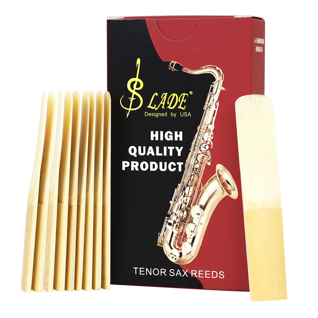 SLADE 2.5 الساكسفون القصب 10 قطعة/المجموعة ألتو تينور ساكس المعبرة القصب آلات النفخ الملحقات أجزاء قسط قصب القصب
