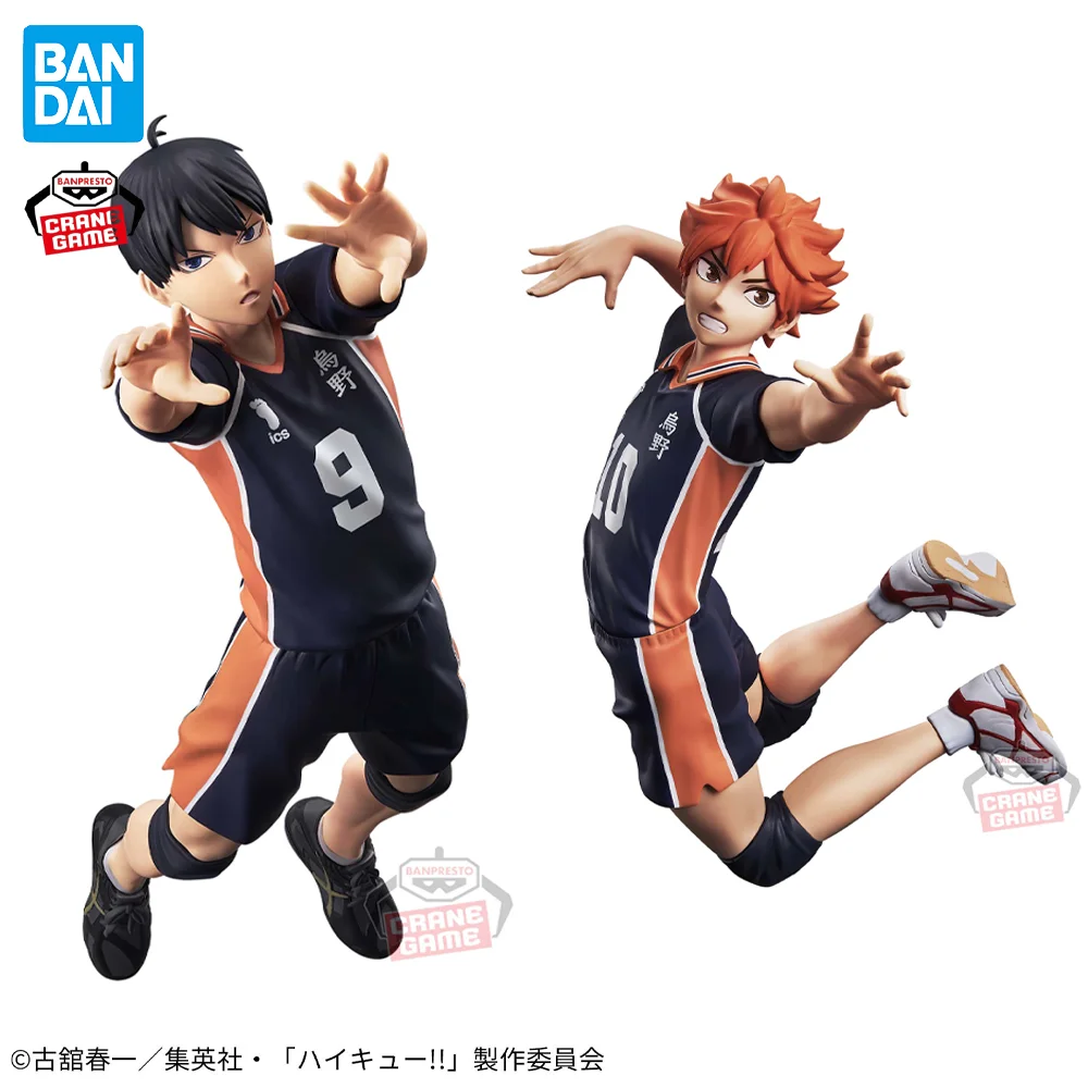 

В наличии оригинал BANPRESTO Haikyuu! Фигурка из позирования Tobio Kageyama Shoyo Hinata фигурка аниме модель настоящая игрушка в упаковке