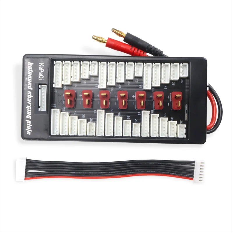 

NEW 1pcs T Head to head charging board 4.0 input source For Rc Aircraft Model 1-6s Lithium Battery Parallel Charging Board DIY