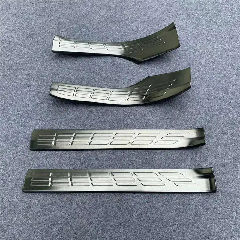 

WELKINRY For Toyota Raize 2020 2021 2022 2023 Inner Car Doorsill Threshold Welcoming Foot Scuffproof Guard Pedal Plate Trim