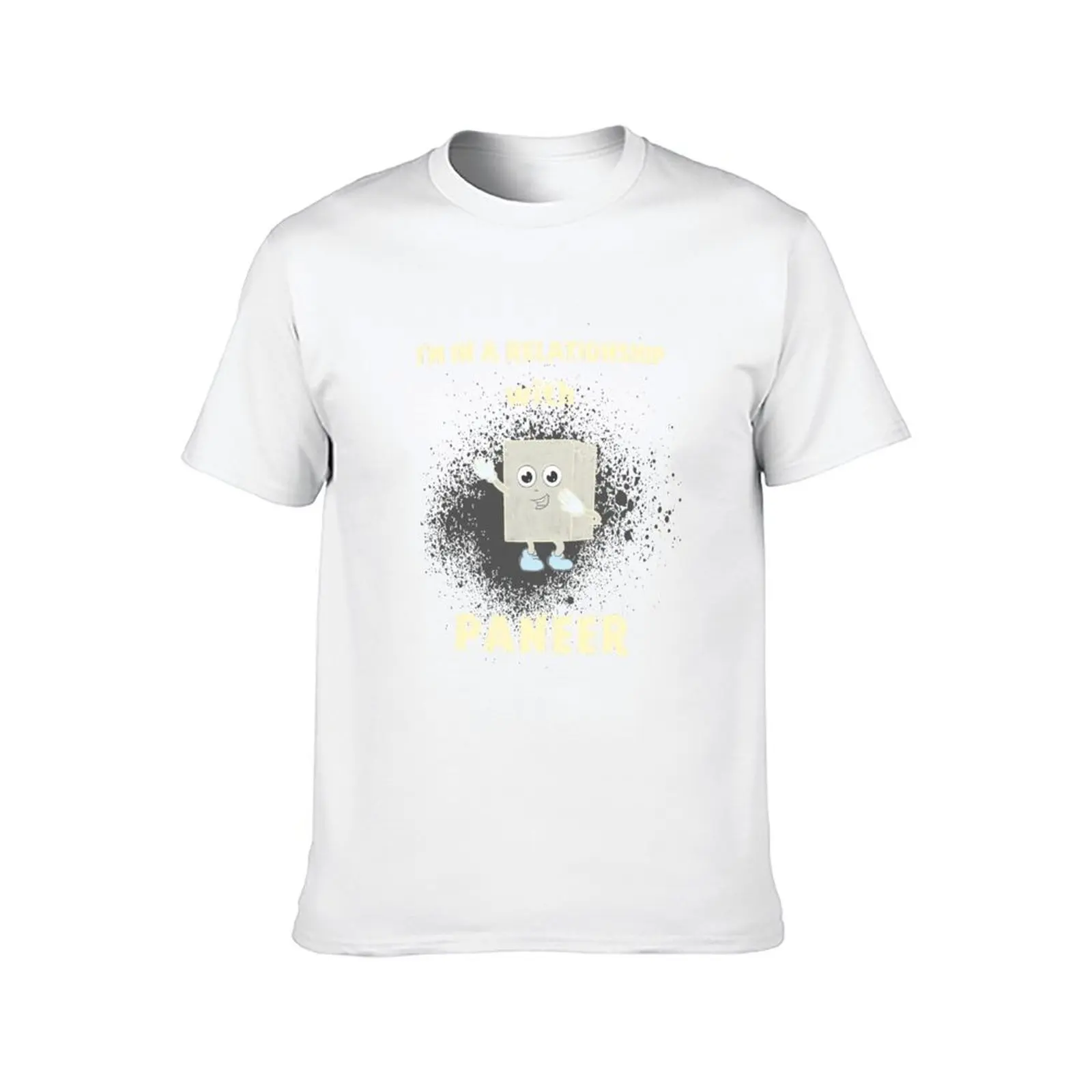 تي شيرت Paneer Lover مصنوع من القطن مع تي شيرت مطبوع