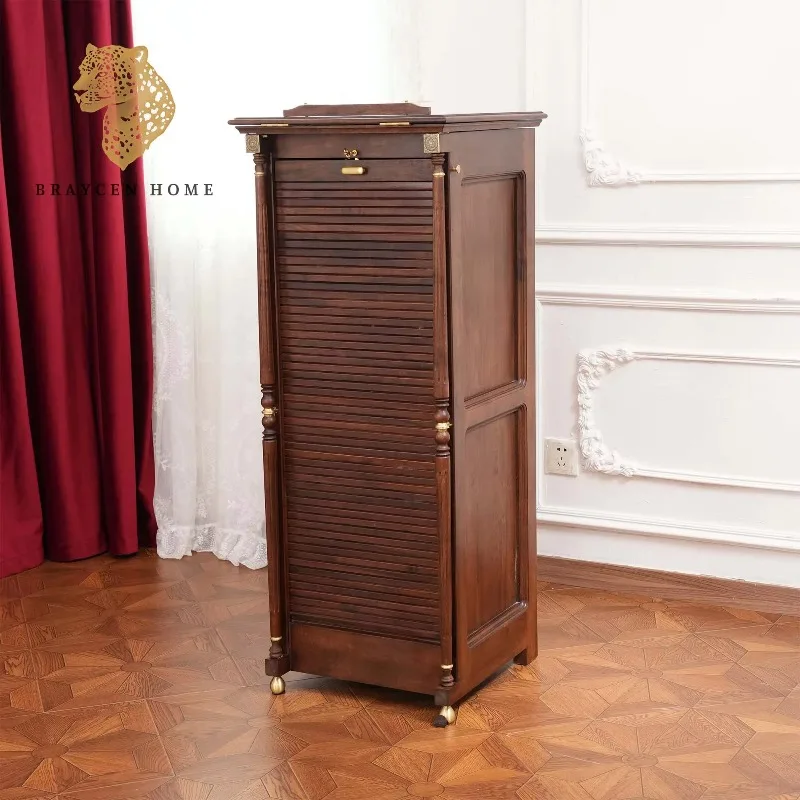 

Шкаф для хранения орехового дерева большой емкости, деревянный шкаф для хранения ювелирных изделий для красного вина и сигар, шкаф для хранения поделок в спальне