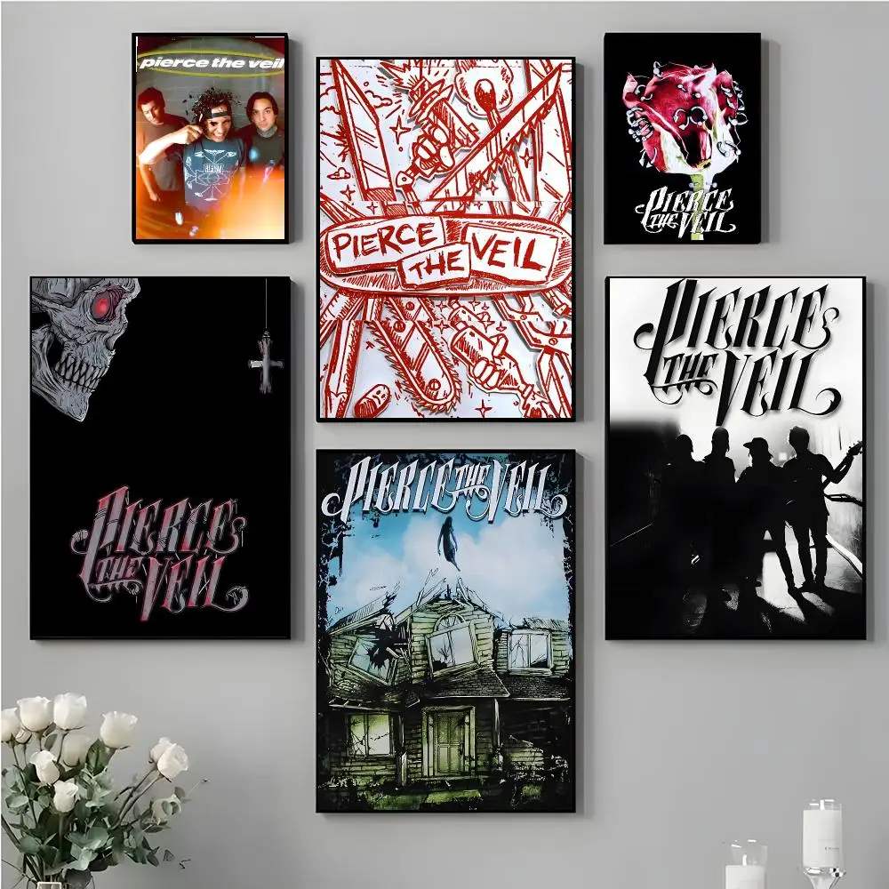 Rock Band P-pierce the Veil Poster High-definition stickers ideal gifts for living rooms hallways