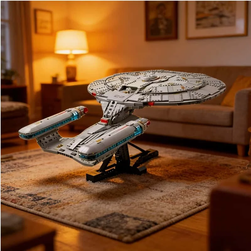 2026 Brand new 3600PCS Star Trek display creative model building block toy adult Christmas birthday gift