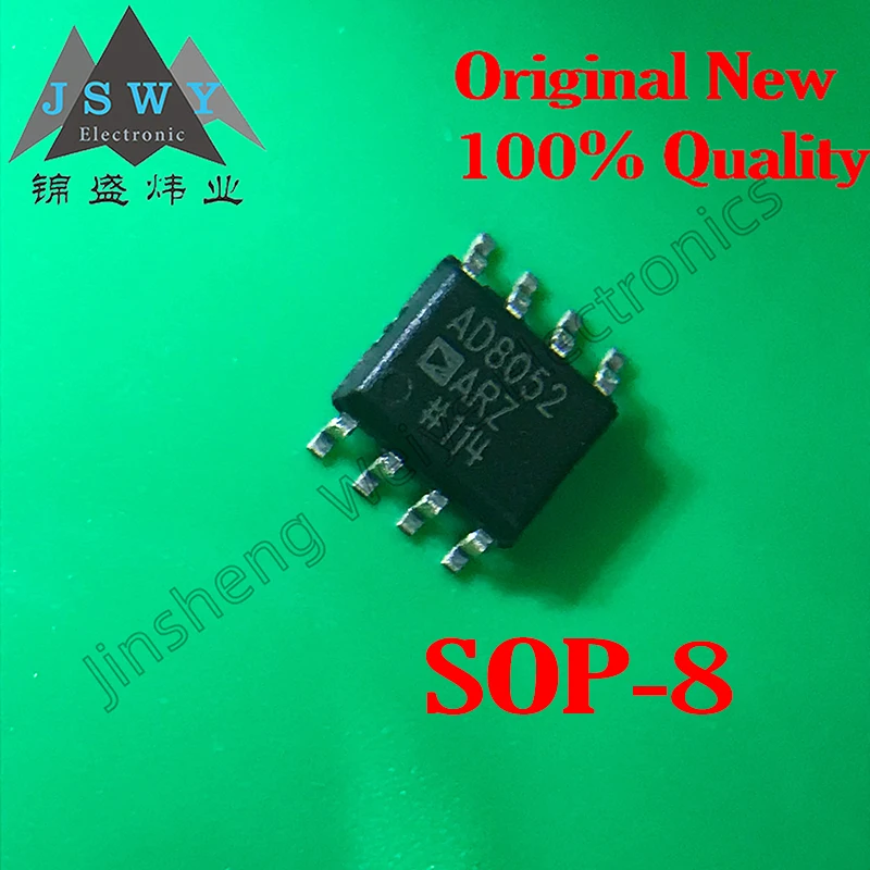 

1~40PCS AD8052ARZ AD8052 SOIC-8 110MHz Rail-to-Rail Amplifier IC Chip New Electronic Free Shipping