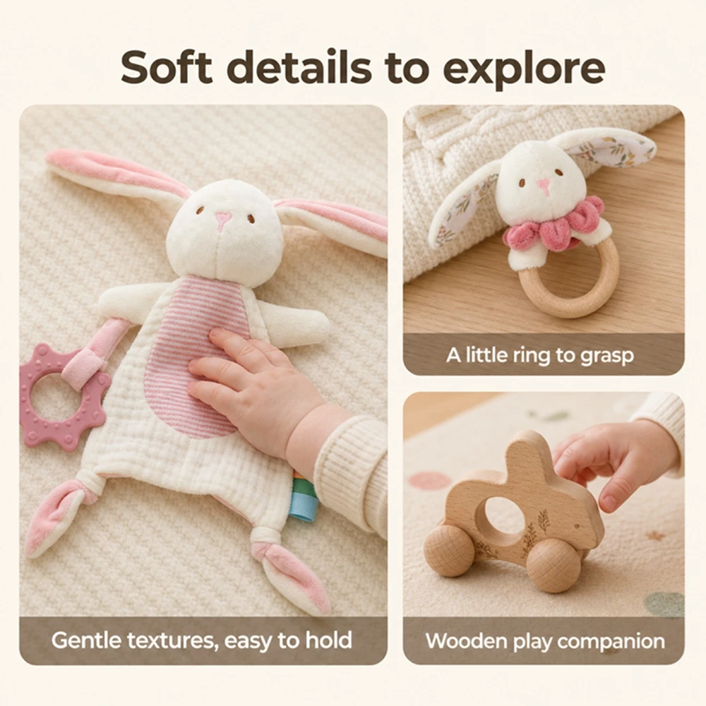 北欧スタイルの赤ちゃんウサギの快適セットぬいぐるみウサギの快 - Fire Blanket Kitchen のレビューと価格
