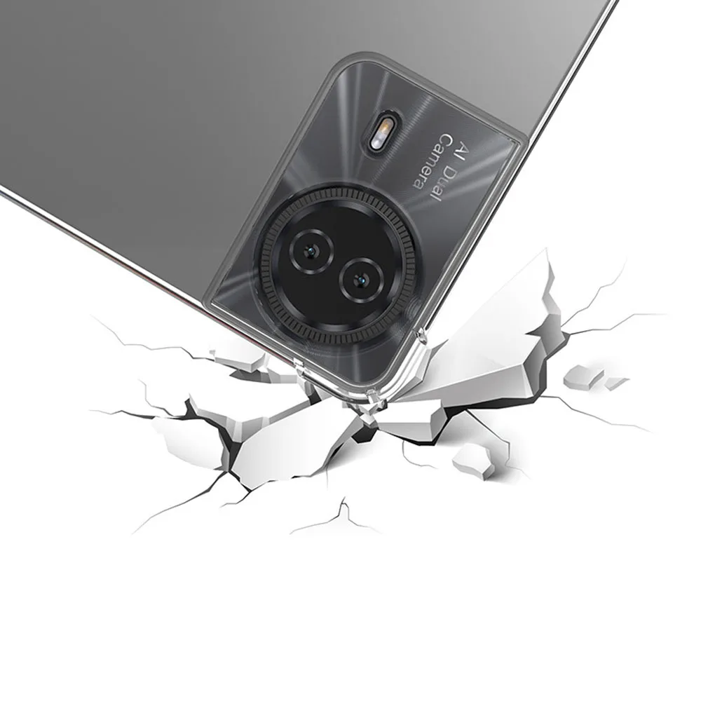 Teclast T50 Plus 11인치 2025 에어백 투명 소프트 TPU 커버 태블릿 케이스 Teclast T50 Plus 11인치 TPU 쉘용