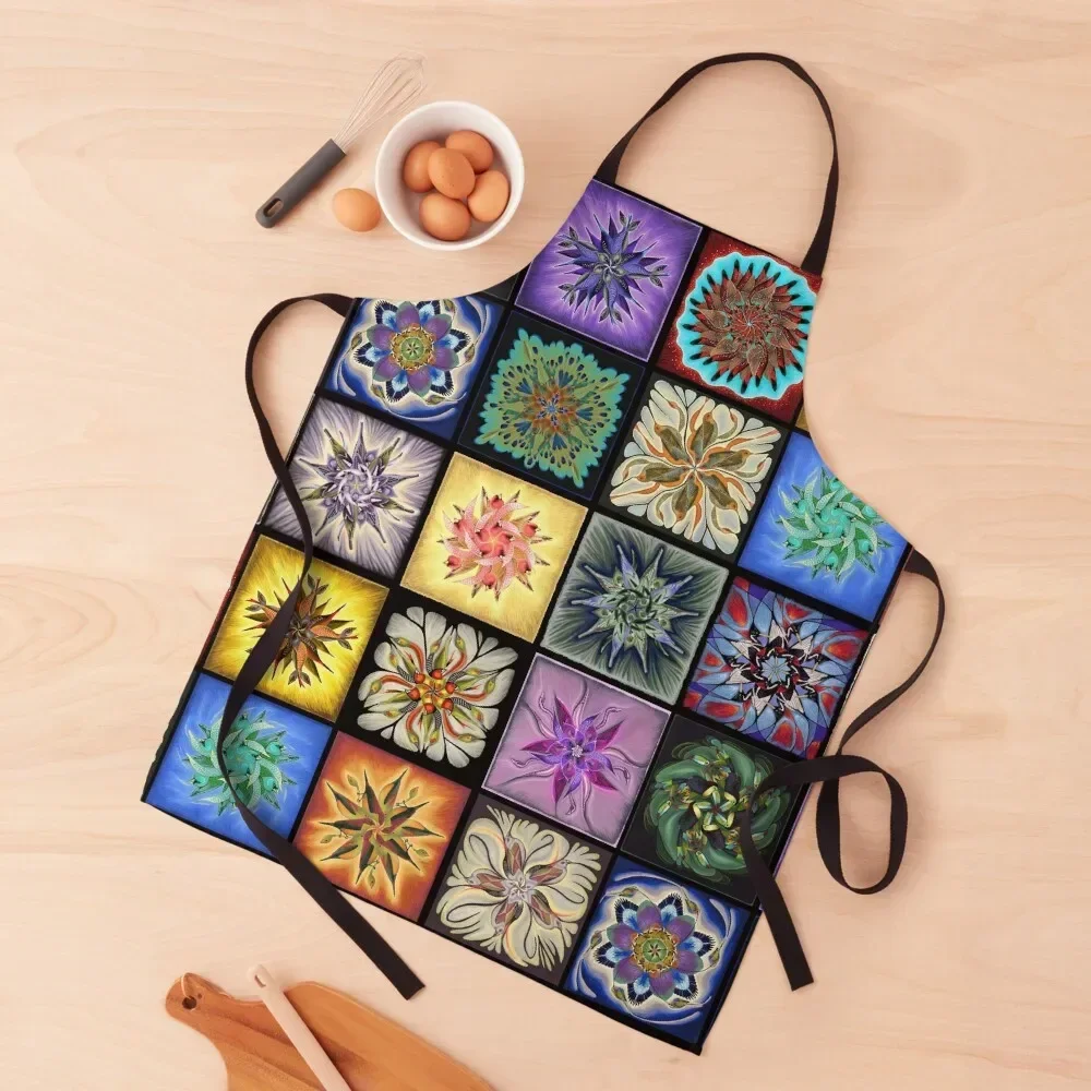 bird mandala group Apron Kitchen Accessories 2022 chefs Apron