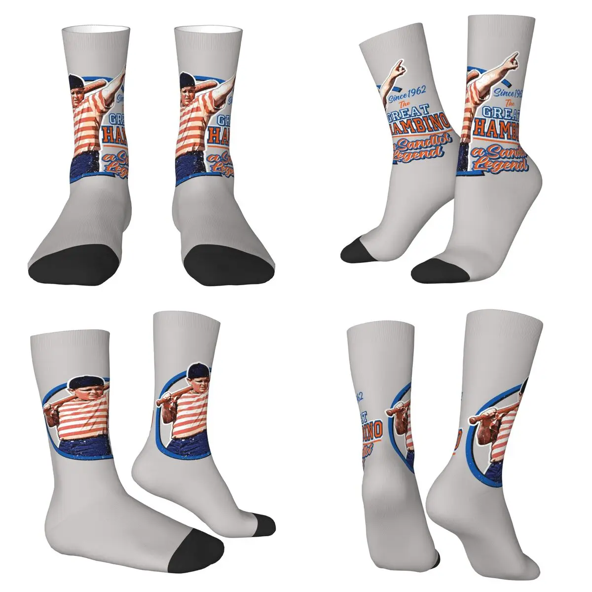 

Носки Great Hambino, чулки высокого качества в стиле Харадзюку, всесезонные длинные носки, аксессуары для мужчин и женщин, рождественские подарки