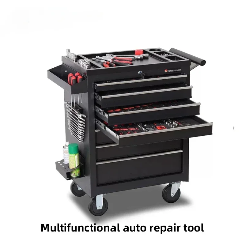 

Auto Repair Tool Cart Auto Repair Tool Set Seven Drawer Multi-function Tool Cabinet Box Metal Cabinet Workshop