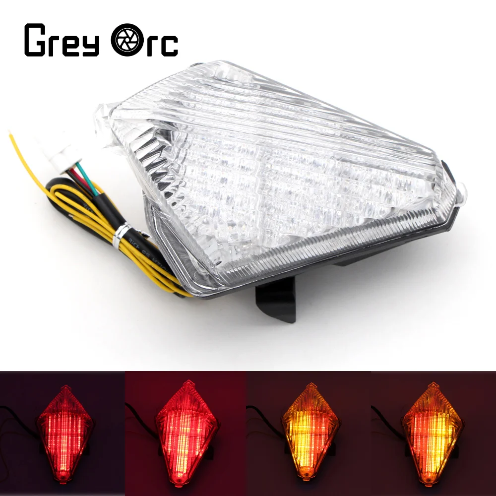 For Yamaha YZF-R1 YZFR1 R1 2007-2008 LED Tail Light Brake Turn Signals Taillight Integrated Light Motorcycle Accessories