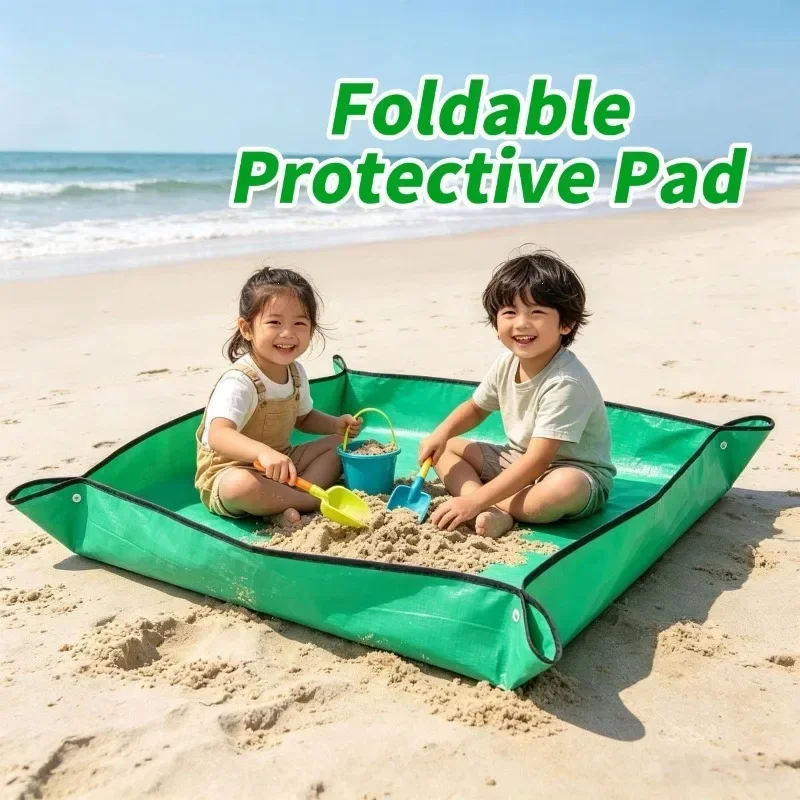 Foldable Protective Pad Children's Toy Pad Garden Potting Pad for Flowerpot Transplanting Mixing Soil Plant Pruning Garden Tools