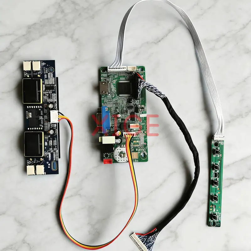 

Плата привода контроллера монитора подходит для LTM190EP LTM190E4 LTM190EX LTM190E1 1280*1024 LVDS 30-контактный HDMI + VGA 4-CCFL 1280x1024 DIY Kit