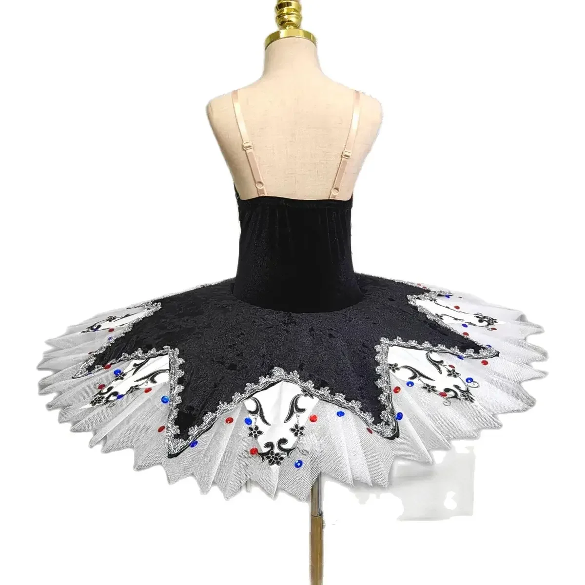 New Arrived Children\'s Ballet Tutu Skirt Costumes White Swan  Performance Clothing Leotards for Girls